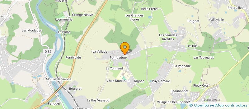 localisation de l'entreprise SCI TRIBU à AIXE-SUR-VIENNE