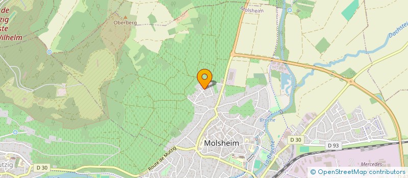 localisation de l'entreprise SCI TRIBU FJ  MOLSHEIM