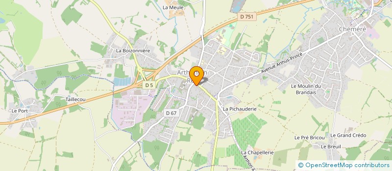 localisation de l'entreprise SCI TRIBU LAINE  CHAUMES-EN-RETZ