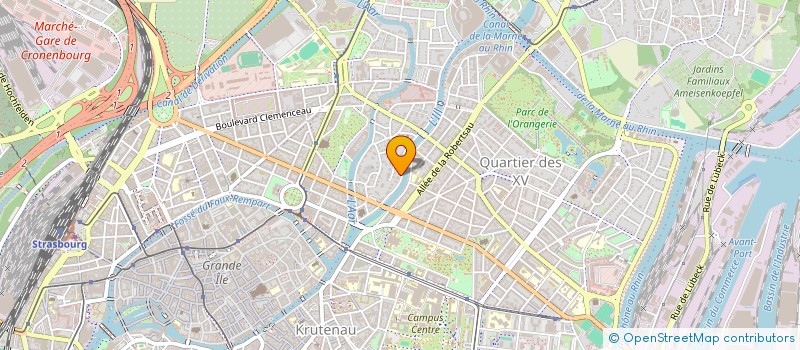 localisation de l'entreprise SCI TRIBUNAL XIII  STRASBOURG