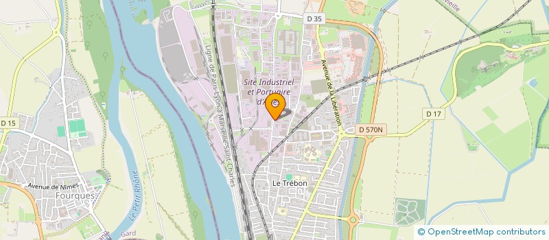 localisation de l'entreprise SCI TRIBW  ARLES