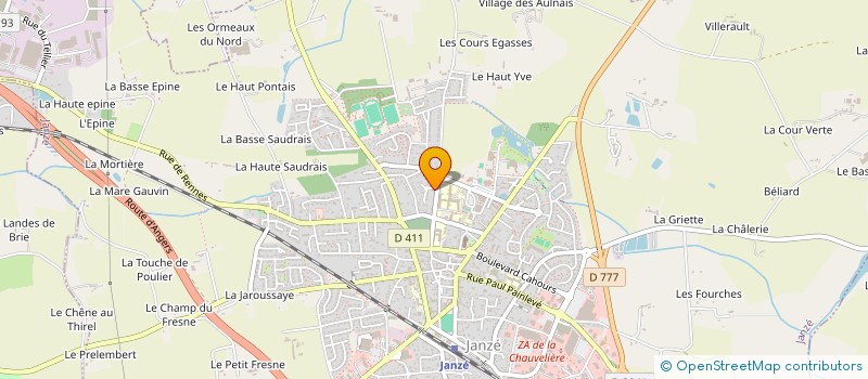 localisation de l'entreprise SCI TRICARD  JANZE