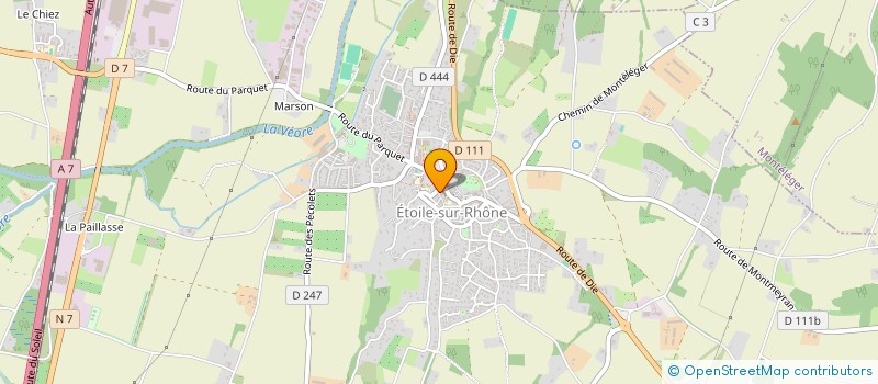 localisation de l'entreprise SCI TRICARDIA  ETOILE-SUR-RHONE