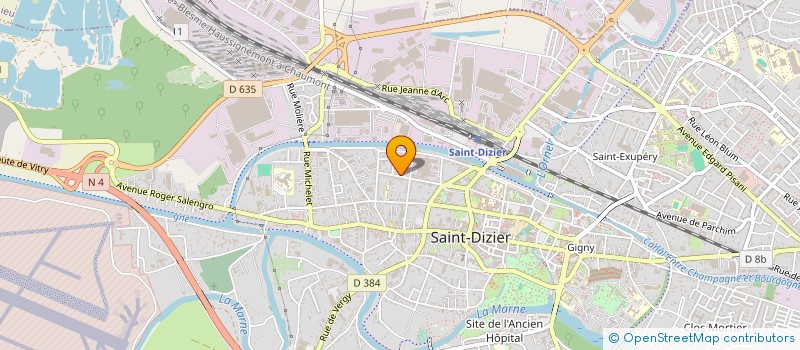 localisation de l'entreprise SCI TRICASSIUM à SAINT-DIZIER