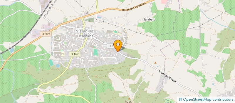 localisation de l'entreprise SCI TRICERATOPS  NISSAN-LEZ-ENSERUNE