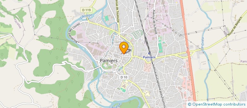 localisation de l'entreprise SCI TRICOTERIE à PAMIERS