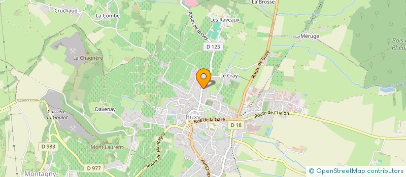 localisation de l'entreprise SCI TRICOYONAX  BUXY