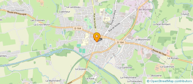 localisation de l'entreprise SCI TRIDENT  BLAIN