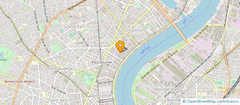 localisation de l'entreprise SCI TRIDENT à BORDEAUX