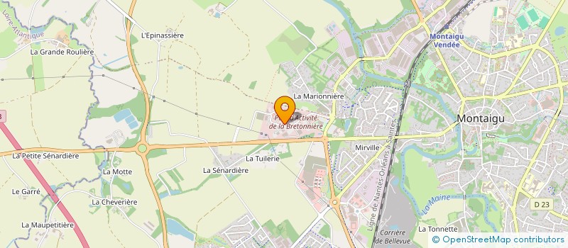 localisation de l'entreprise SCI TRIDUMIL à MONTAIGU-VENDEE