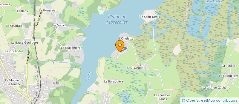 localisation de l'entreprise SCI TRIEDRE  SUCE-SUR-ERDRE