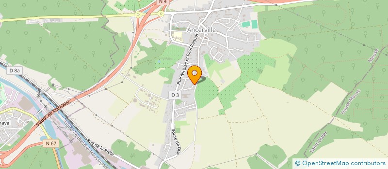 localisation de l'entreprise SCI TRIFFIMMO à ANCERVILLE
