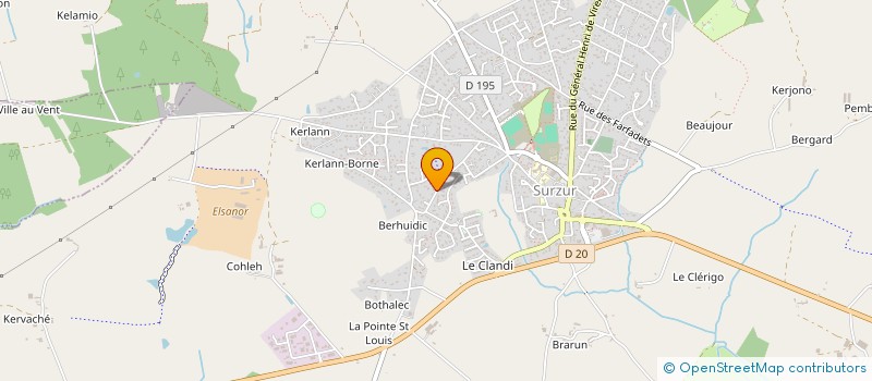 localisation de l'entreprise SCI TRIFYAN  SURZUR