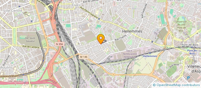 localisation de l'entreprise SCI TRIGAUT CHANZY à LILLE