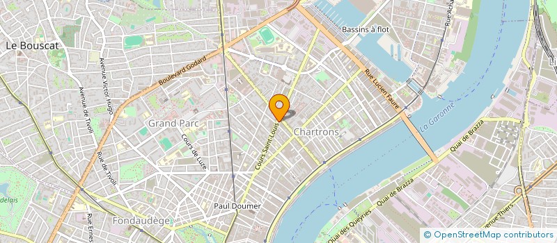 localisation de l'entreprise SCI TRIGNAC BARBARA  BORDEAUX