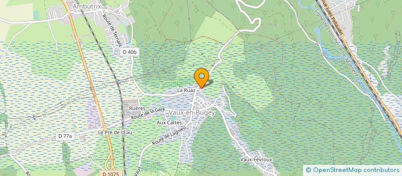 localisation de l'entreprise SCI TRIGON  VAUX-EN-BUGEY