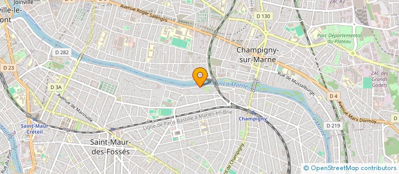 localisation de l'entreprise SCI TRIGONE 2 à SAINT-MAUR-DES-FOSSES