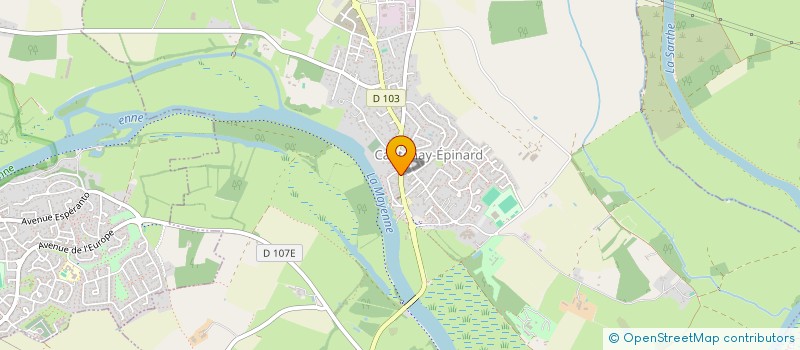 localisation de l'entreprise SCI TRIHOME  CANTENAY-EPINARD