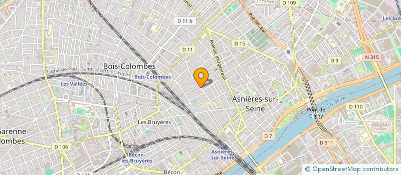 localisation de l'entreprise SCI TRILACOSTE à ASNIERES-SUR-SEINE