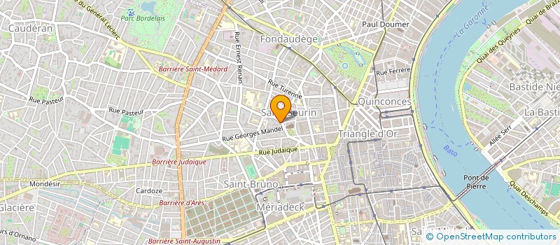 localisation de l'entreprise SCI TRILLAUD  BORDEAUX