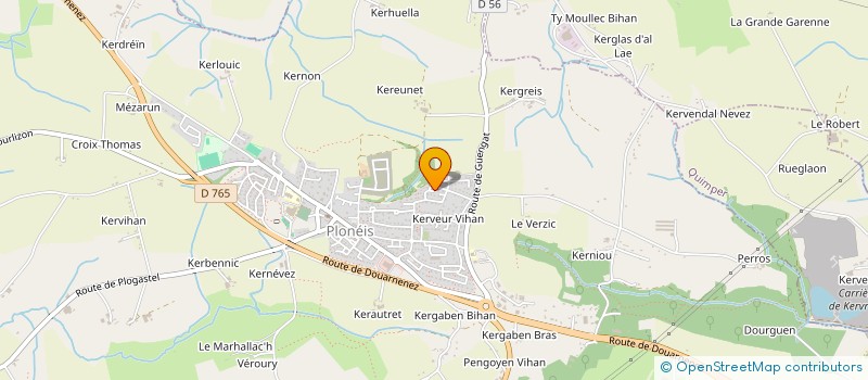 localisation de l'entreprise SCI TRILOBITE  PLONEIS