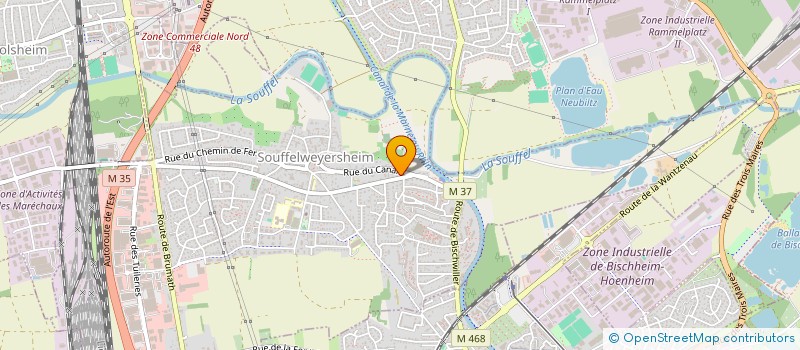 localisation de l'entreprise SCI TRILOGIE  SOUFFELWEYERSHEIM