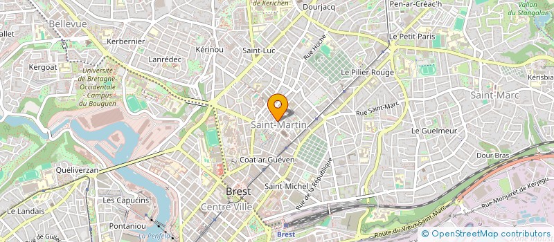 localisation de l'entreprise SCI TRIM  BREST