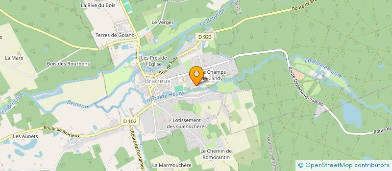 localisation de l'entreprise SCI TRIMARAN  BRACIEUX