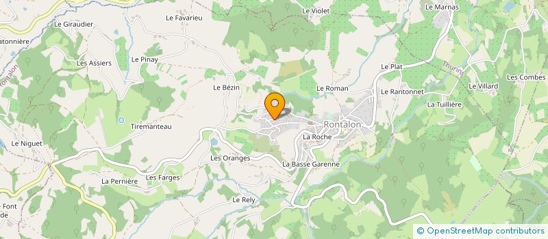 localisation de l'entreprise SCI TRIMARELE  RONTALON