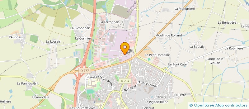 localisation de l'entreprise SCI TRIMARQUEFLO  TEILLAY