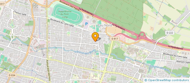 localisation de l'entreprise SCI TRIMOLE à PAU