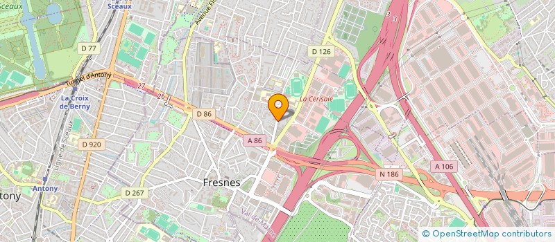 localisation de l'entreprise SCI TRIN-DANJOU  FRESNES