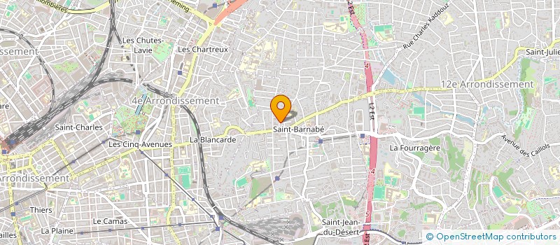 localisation de l'entreprise SCI TRINACRIA à MARSEILLE