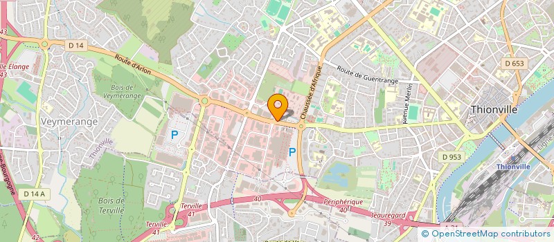 localisation de l'entreprise SCI TRINACRIA à THIONVILLE