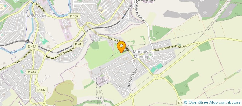 localisation de l'entreprise SCI TRINACRIA  MONTOIS-LA-MONTAGNE