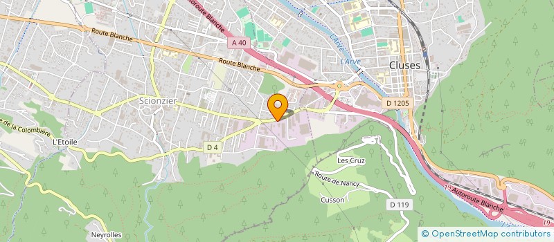 localisation de l'entreprise SCI TRINDADE à SCIONZIER