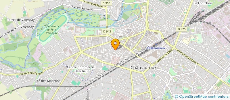 localisation de l'entreprise SCI TRINEFOS à CHATEAUROUX