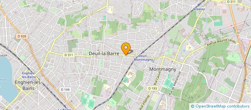 localisation de l'entreprise SCI TRINFER  DEUIL-LA-BARRE