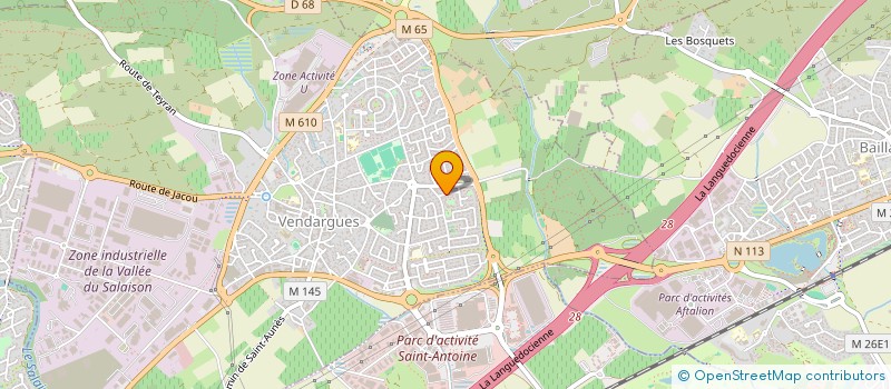 localisation de l'entreprise SCI TRINIDAD à VENDARGUES