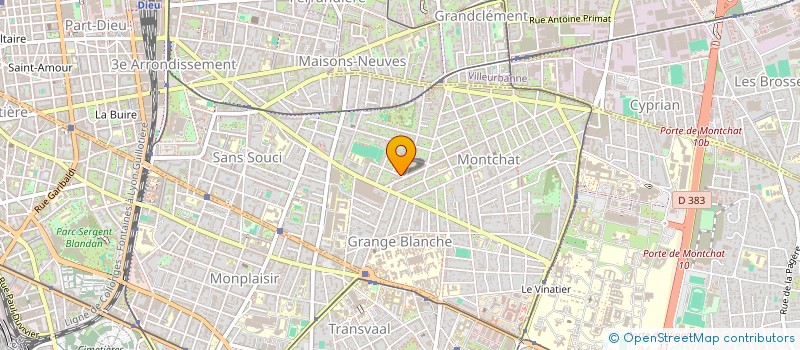 localisation de l'entreprise SCI TRINIDAP  LYON