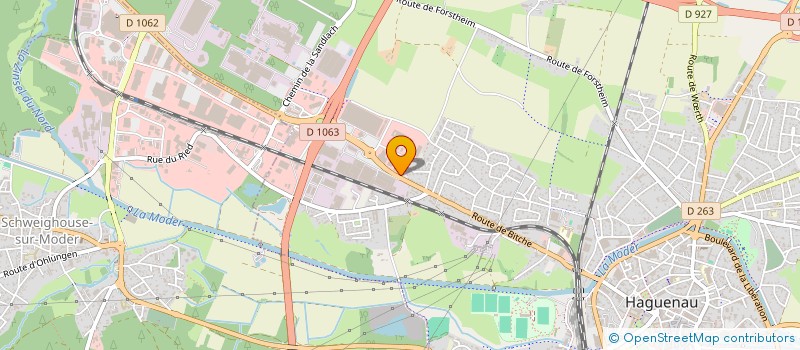 localisation de l'entreprise SCI TRINITARIO  HAGUENAU