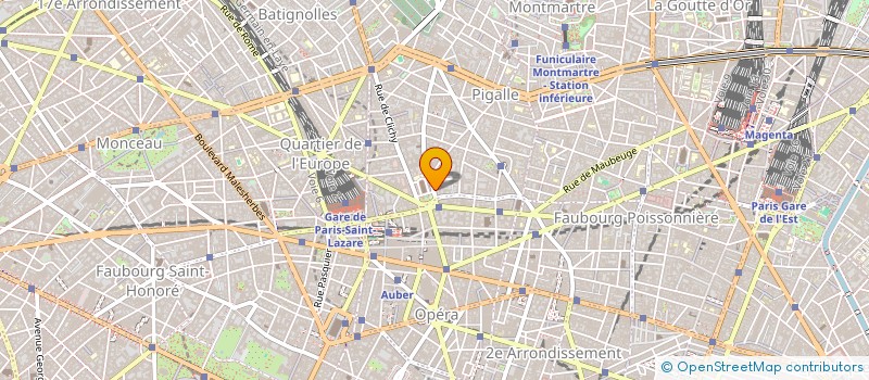 localisation de l'entreprise SCI TRINITE 3 B  PARIS