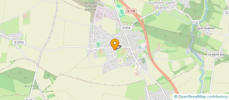 localisation de l'entreprise SCI TRINITE  POTIGNY