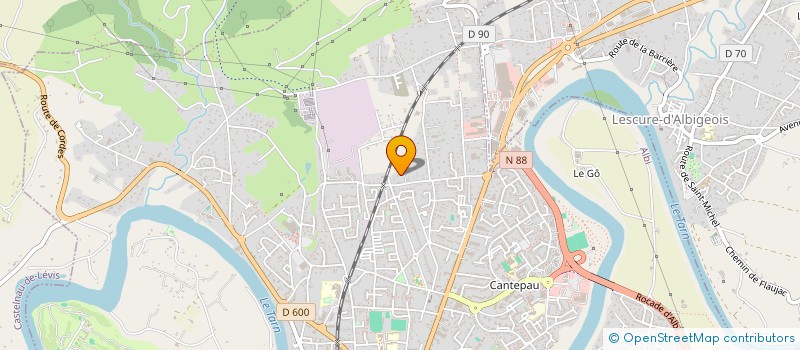 localisation de l'entreprise SCI TRINITE à ALBI