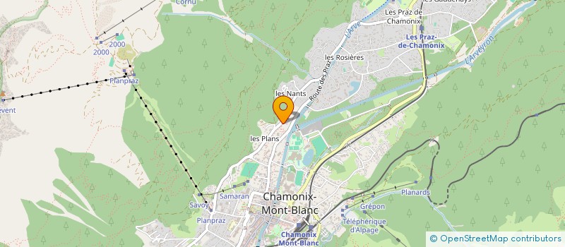 localisation de l'entreprise SCI TRINITE CHAMONIX à CHAMONIX-MONT-BLANC