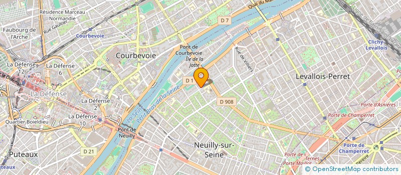 localisation de l'entreprise SCI TRINITE SAINT AUGUSTIN à NEUILLY-SUR-SEINE