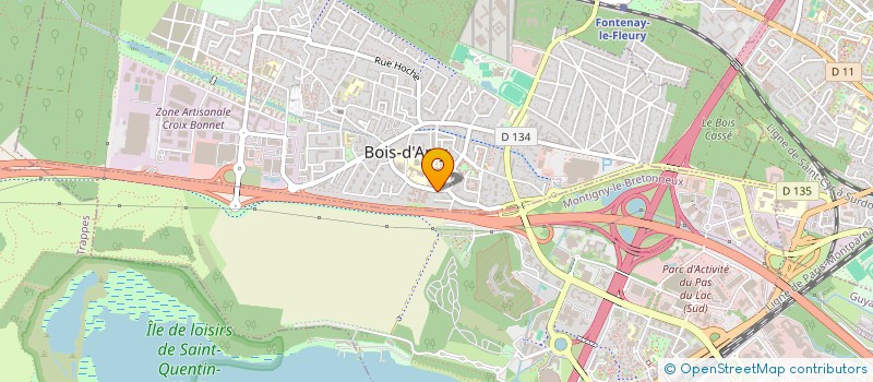 localisation de l'entreprise SCI TRINITY  BOIS-D'ARCY