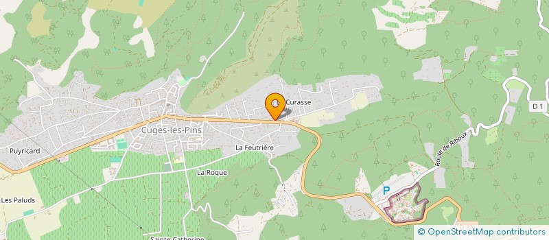 localisation de l'entreprise SCI TRINITY  CUGES-LES-PINS