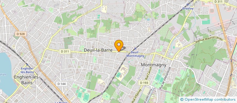 localisation de l'entreprise SCI TRINVERGEE  DEUIL-LA-BARRE