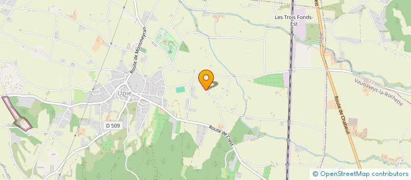 localisation de l'entreprise SCI TRIO  UPIE